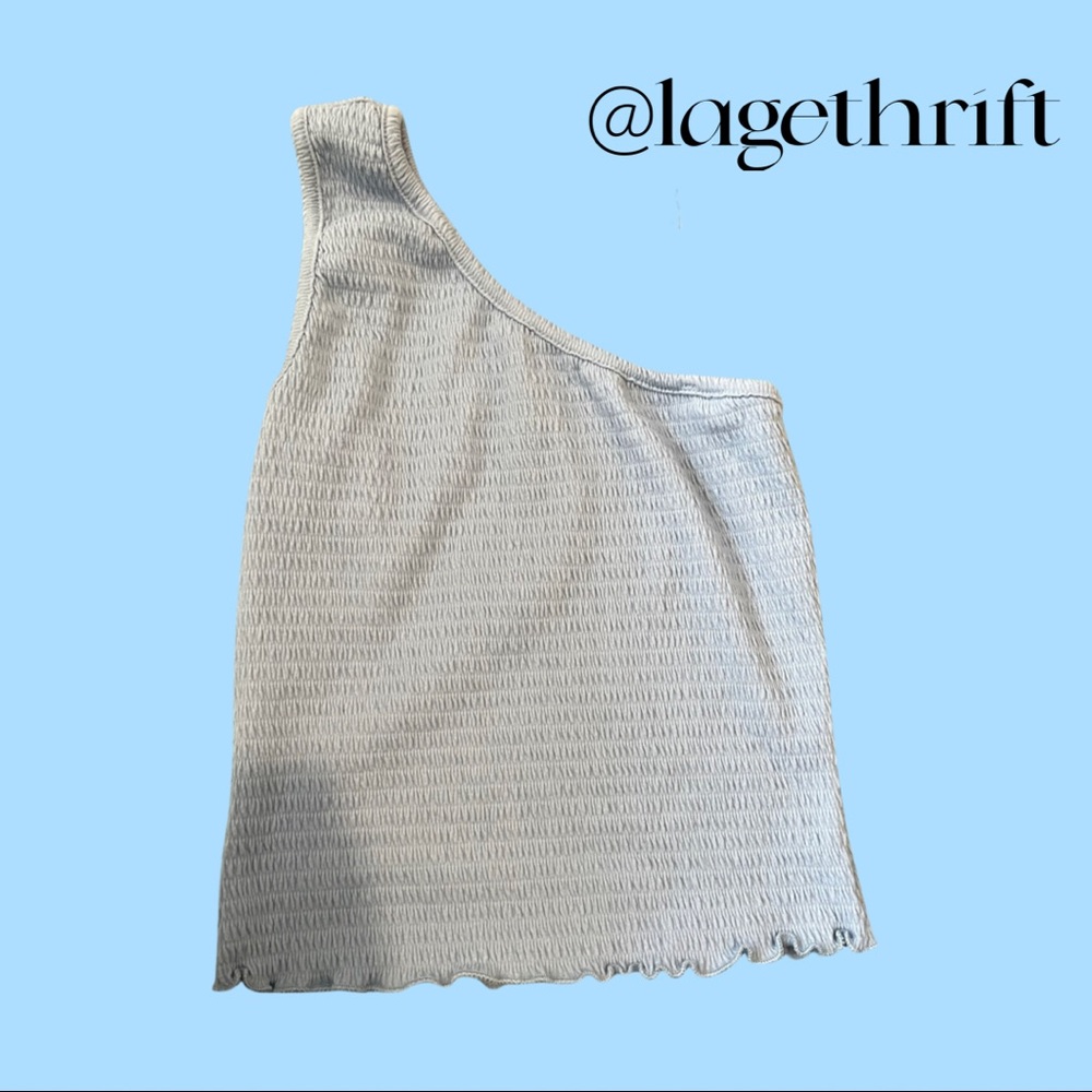 Light Blue Crop Top